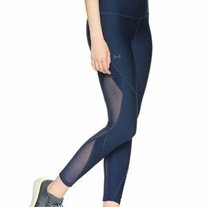 NEW UNDER ARMOUR sz S Vanish Pleated Leggings Mesh